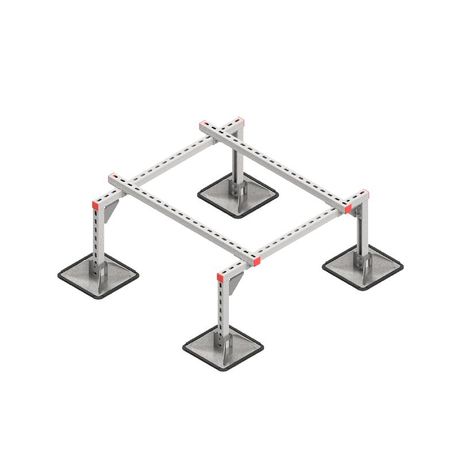 Конструкция опорная для установки оборудования TECHNORAPTOR STEELFOOT 1000х1000 КМ TR0098 КМ-Профиль