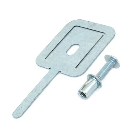 Комплекты для крепления ОКЛ с использованием винта, заклепки и хомута FR ПР-40 (100 шт) Промрукав | PR08.5204 Строитель