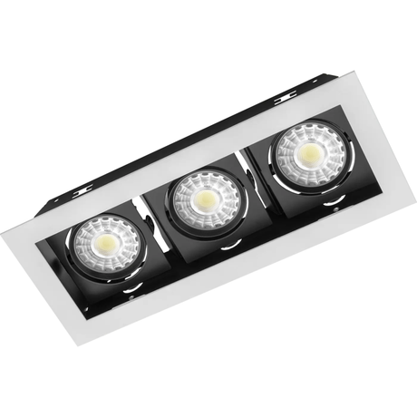 Рамка карданная тройная UGR/R белая/черная | 2902000090 Световые Технологии