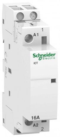 Контактор модульный iCT16A 1НО 12В АС 50Гц | A9C22011 Schneider Electric