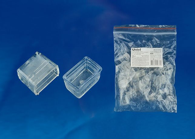 Заглушка торцевая для светодиодной ленты UCW-N21 CLEAR 025 POLYBAG UL-00002938 Uniel