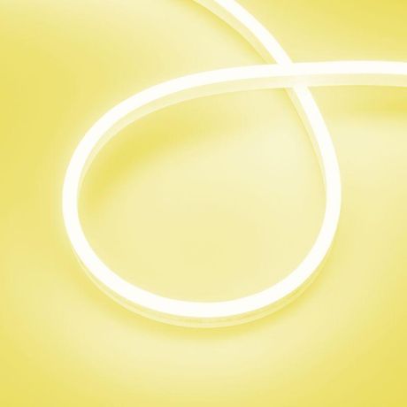 Светодиодная лента герметичная AURORA-PS-A120-12x6mm 24V Yellow (10 W/m, IP65, 2835, 5m) (Arlight, Силикон) | 036682 Arlight