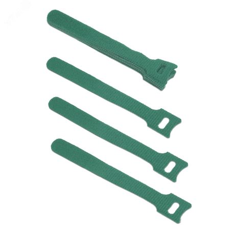 Хомут для кабеля, липучка с мягкой застежкой, 135x14 мм, желтый (10 шт.) - CLAMP-135-YL Cabeus 9348c