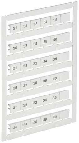 Маркер для CTS 16/25кв.мм "31-40" ARMAFIX IEK AF-CT10D-M-025-04 IEK арт. AF-CT10D-M-025-04