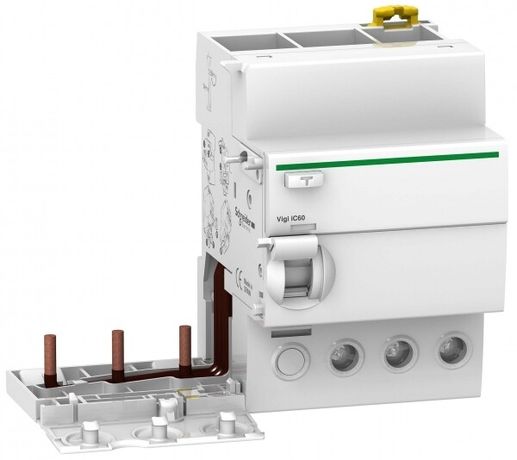 Блок дифференциальной защиты VIGI iC60 3П 63A 30mA AC-ТИП | A9V41363 Schneider Electric
