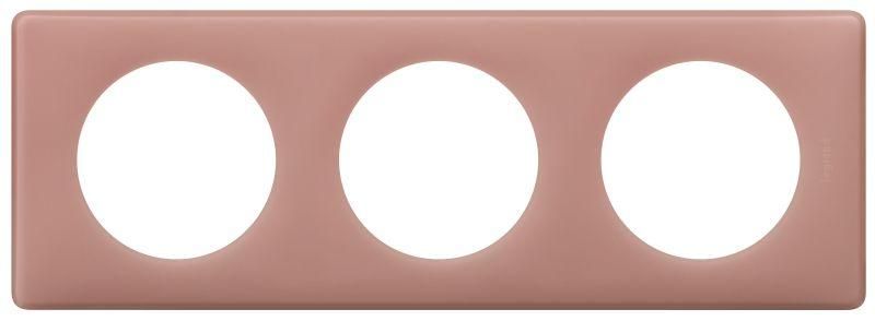 Рамка 3-м Celiane перкаль розе Leg 066763 Legrand