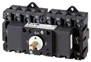 Выключатель-разъединитель перекидной I-0-II, 2x4P, 40A , QM40/3N - 1319970 EATON