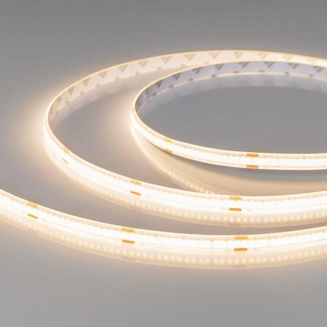 Лента светодиодная 8 Вт/м 24В 3000K LED/м COB-X320-8mm CSP 5 м герметичная - 058764 Arlight