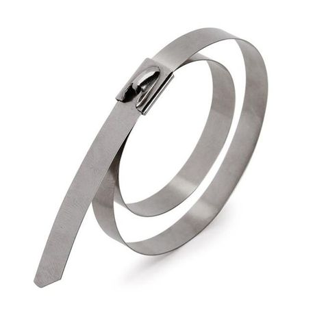 Хомут кабельный СКС-2 (304) 7.9х400 сталь (уп.100шт) Промрукав PR08.4910 Строитель