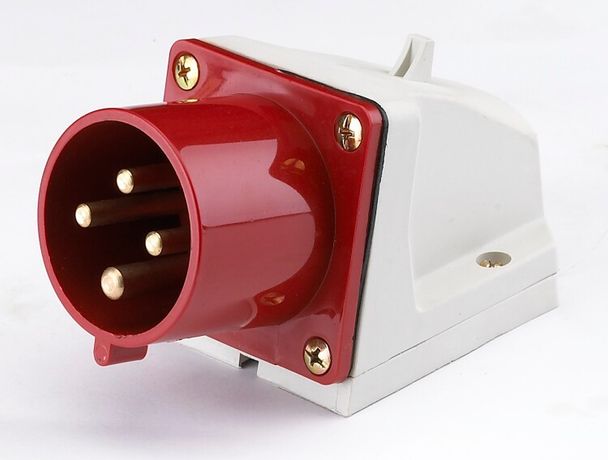 Вилка стационарная 524 3Р+РЕ 32А 380В IP44 ВС-102 | 26023DEK DEKraft APC
