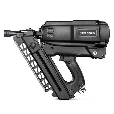 Пистолет монтажный газовый GCN-90 серия ПРОФИ для гвоздей по дереву длиной до 90 мм D-образного профиля - 104524 КВТ