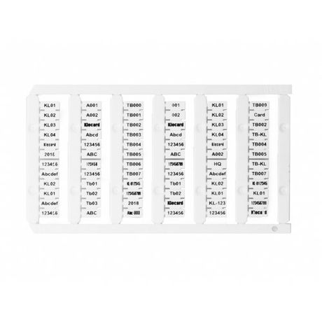 Маркировка клемм / D-NS 8x100.0.0.8.12750 | 812750 Klemsan 8x10