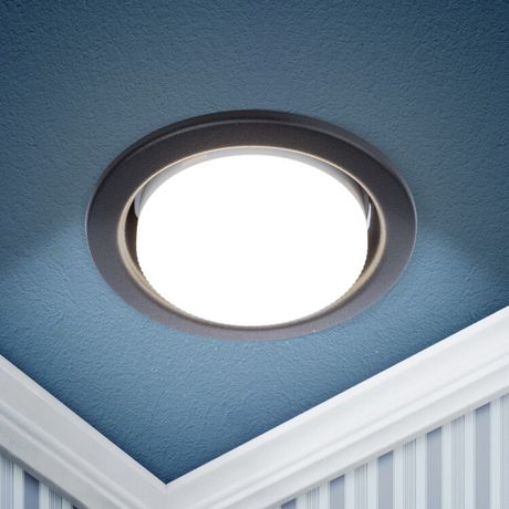 Встраиваемый светильник под лампу GX53 KL35 SBK (к) черный матовый - Б0055813 ЭРА