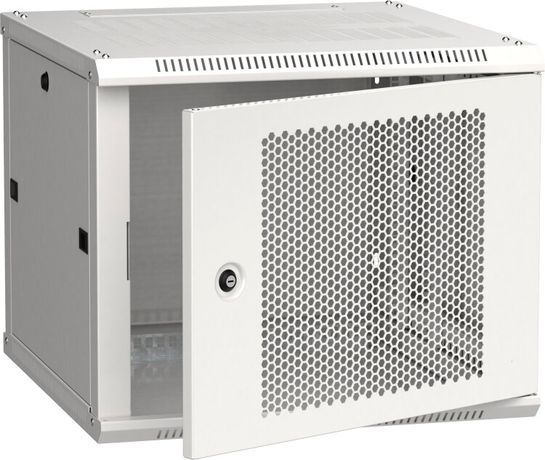 Шкаф LINEA W 9U 600x600 мм дверь перфорированная, RAL7035 | LWR3-09U66-PF ITK IEK