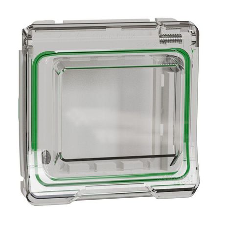 Накладка Mureva Styl IP55 с крышкой для механизмов Unica New/Altira бел. SchE MUR39110 Schneider Electric