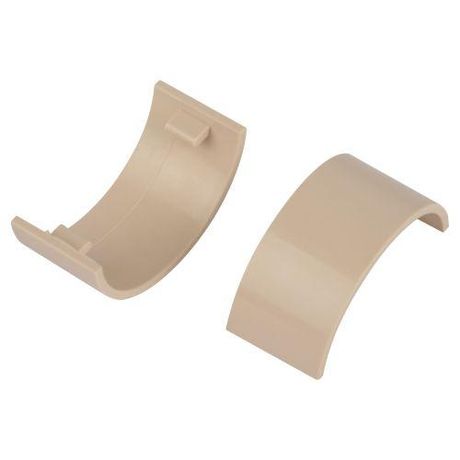 Соединитель C-KK-30-13-B на стык для полукруглого кабель-канала бежевый 30х13мм 2шт/комплект | Б0064965 ЭРА