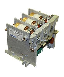 Контактор вакуумный КВТ-1,14-2,5/160-3 У3, трёхполюсный, 380В, 4з+3р, нереверсивный, без реле, IP00. (ЭТ) - ET002687 Электротехник