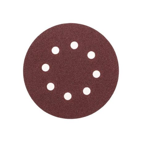 Диск абразивный на ворсовой основе, липучке, перфорированный, P80, 125мм, 10 шт. | KR-91-1166 Kranz