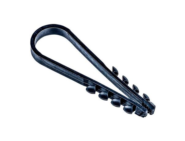 Дюбель-хомут PCD-R 19-25-65-100BL для круглого кабеля PA6.6 (уп.100шт) Jazzway 5054882