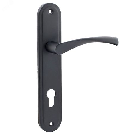 Комплект ручек АЛЛЮР 103-1 85 мм BL матовый черный - 13714 ПТК