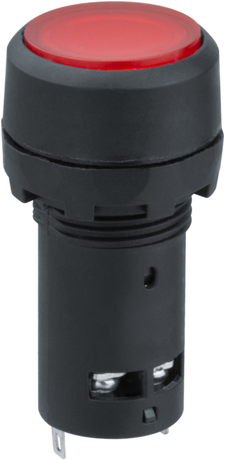 Кнопка d22мм 230В NO+NC 82 822 NBI-B-09-R с подсветкой красн. Navigator 82822 24431