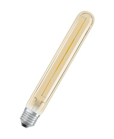 Лампа светодиодная LED 5W Е27 Vintage 1906 CL Tubular,филамент,GOLD (замена 35Вт)теплый, золотистая Osram - 4058075808188