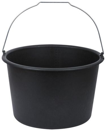 Ведро строительное пластиковое для перемешивания раствора, усиленные стенки 20 л - 04091 РОС