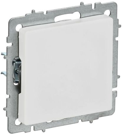 Заглушка BRITE МЗ10-БрАБ с суппортом механизм арктич. бел. IEK BR-PL10-K91