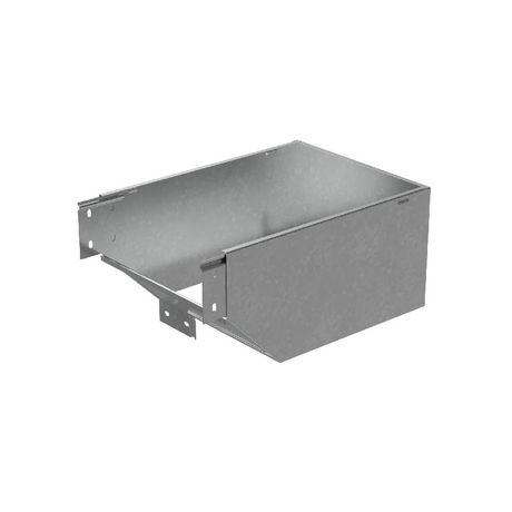 Угол для лотка вертикальный внешний L 100х300мм с разворотом трассы на 90град. "ПЛЮС" HD85 КМ PL18472 КМ-Профиль