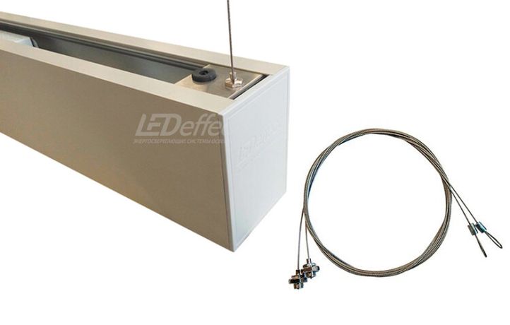 Комплект тросового подвеса для светильников серии Стрела L=2м LED-effect LE0962 ЛЕД-Эффект