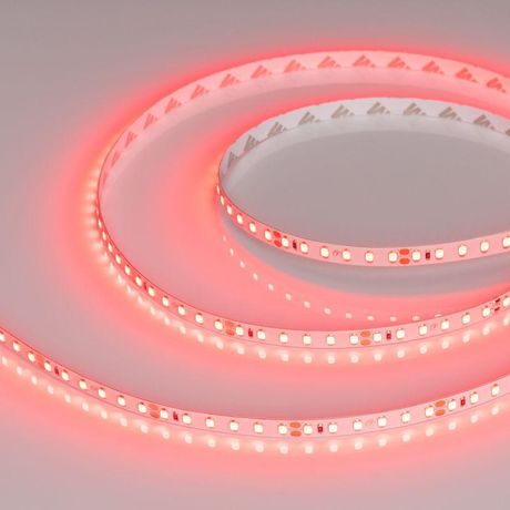 Светодиодная лента RT-A120-8mm 24V Red (9.6 W/m, IP20, 2835, 5m) (Arlight, 9.6 Вт/м, IP20) | 008781(2) Arlight