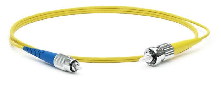 Патч-корд FC-S2-9-FC/UR-ST/UR-H-2M-LSZH-YL волоконно-оптический (шнур) SM 9/125 (OS2), FC/UPC-ST/UPC, 2.0 мм, simplex, LSZH, 2 м | 243156 Hyperline