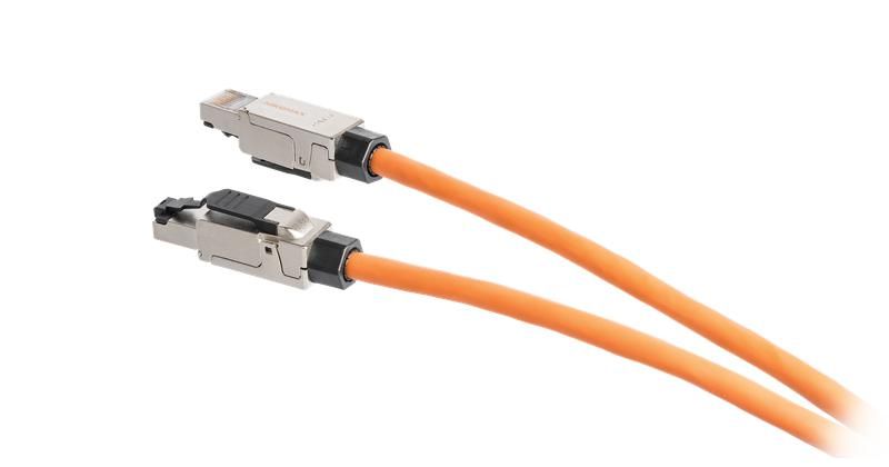 Коннектор RJ45/8P8C под витую пару, Кат.6 (Класс E), 250МГц, покрытие 50мкд, универсальные ножи, T568B, самозажимной, полный экран, металлик - NMC-RJ88SE2-NT-MT NIKOMAX ЭКО27025