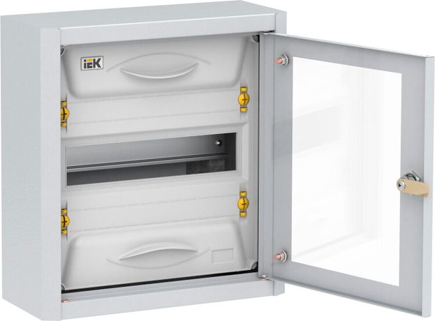 Корпус металлический ЩРн-12 прозрачная дверь IP31 УХЛ3 (335х310х130мм) | MKM16-N-012-31-Z-U TITAN 5 IEK