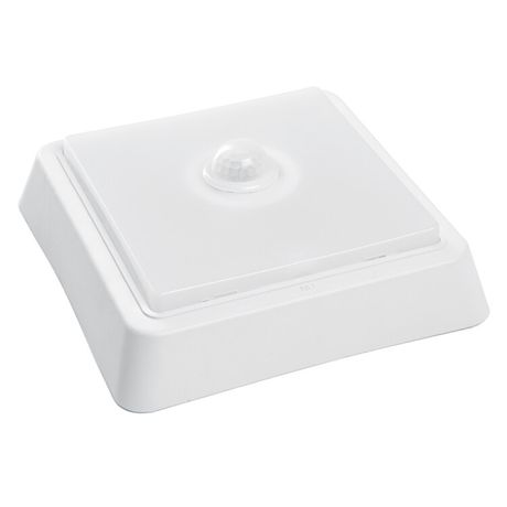 Светильник светодиодный накладной квадратный с ИК-датчиком , 10W, 800Lm, 6500K, в пластиковом корпусе, IP20, AL3023 | 41799 FERON