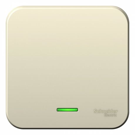 Выключатель 1-кл. ОП Blanca 6А IP20 (сх. 1) 250В с подсветкой молочн. SE BLNVA061102 APC