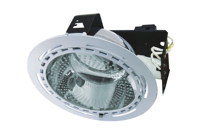 Светильник встраиваемый под лампу ЛВО 01 Downlight 2х20Вт КЛЛ Е27 IP20 | SQ0342-0022 TDM