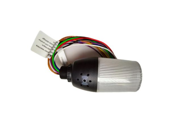 Сигнальная колонна 5 цветов, с зуммером, 220В AC, крепление M22, IP65 - IF5M220ZM05 EMAS