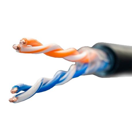 Кабель витая пара UTP кат.5E 2х2хAWG24 solid Cu PE Out. Median (м) SUPRLAN 01-0226-1 Net.on