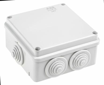 Коробка распределительная герметичная с вводами IP55 100х100х50мм ШхВхГ | 00816 ABB