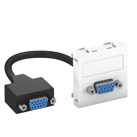 Мультимедийная рамка VGA Modul45 (белый) (MTG-VGA F RW1) | 6104658 OBO Bettermann