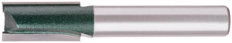 Фреза пазовая прямая, с двумя лезвиями, хвостовик - 8мм, D 10мм, H 20мм 3601-082010 РОС