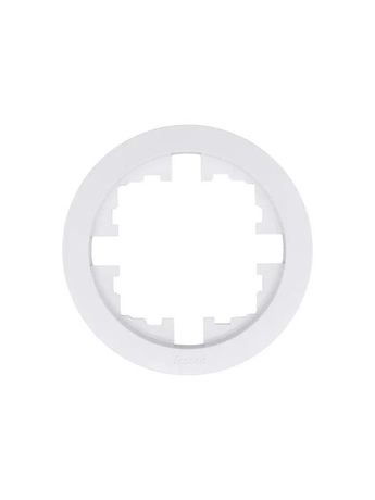Рамка 1-м OSEN горизонт. круглая бел. LEZARD 744-0200-146