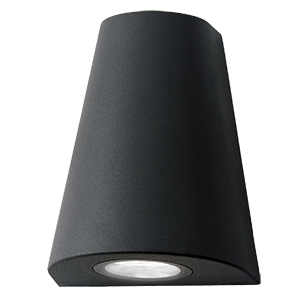 Светильник садово-парковый Sigma настенный архитектурный, 2xGU10, 125*88*156mm, 170-240V / 50Hz, 2xMax.35W, IP54 | GD164 Gauss