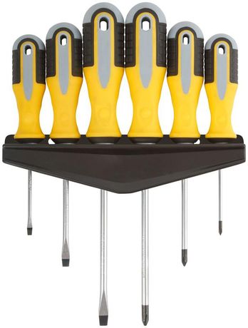 Набор отверток "Старт" CrV сталь прорезинен. ручки магнитный наконечник на держателе 6шт FIT 56032 РОС