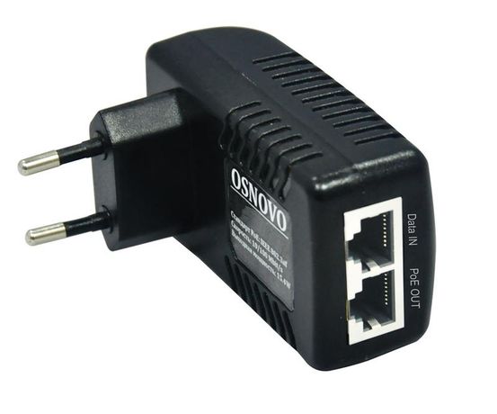 Инжектор PoE 1хRJ45 10/100/1000 Мб/с, 802.3af, до 15.4 Вт, AC 240В, DC 48В - Midspan-1/151G OSNOVO sct1224 00012969 OSNOVO арт. 12969