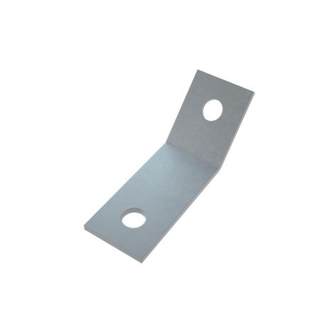 Уголок с 2 отверстиями 45град. сталь 4мм USG45-2 HD КМ LO12241 КМ-Профиль