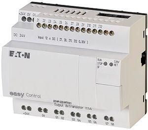 Контроллер компактный 24В DC 12DI (4 AI) 8 DO (T) Ethernet CAN EC4P-222-MTXX1 EATON 106400
