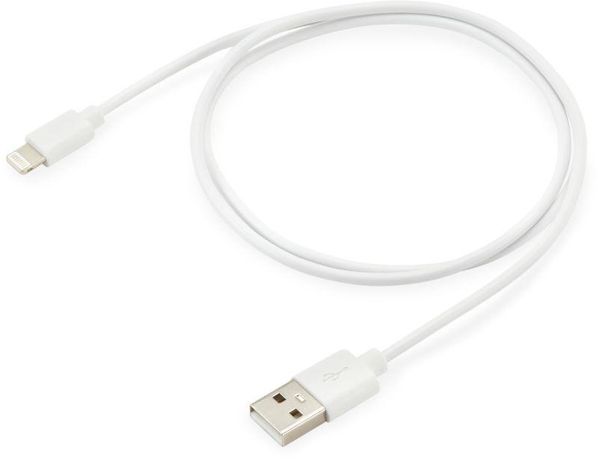 Кабель BHP LIGHTNING 0.8 (m) USB A(m) 0.8м бел. BURO 375159