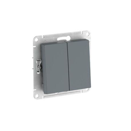 Выключатель 2-кл. AtlasDesign (сх. 5) 10AX быстрозажим. клем. механизм грифель SE ATN000751S APC